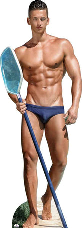 Topless Pool Cleaner 974 Cardboard Cutout